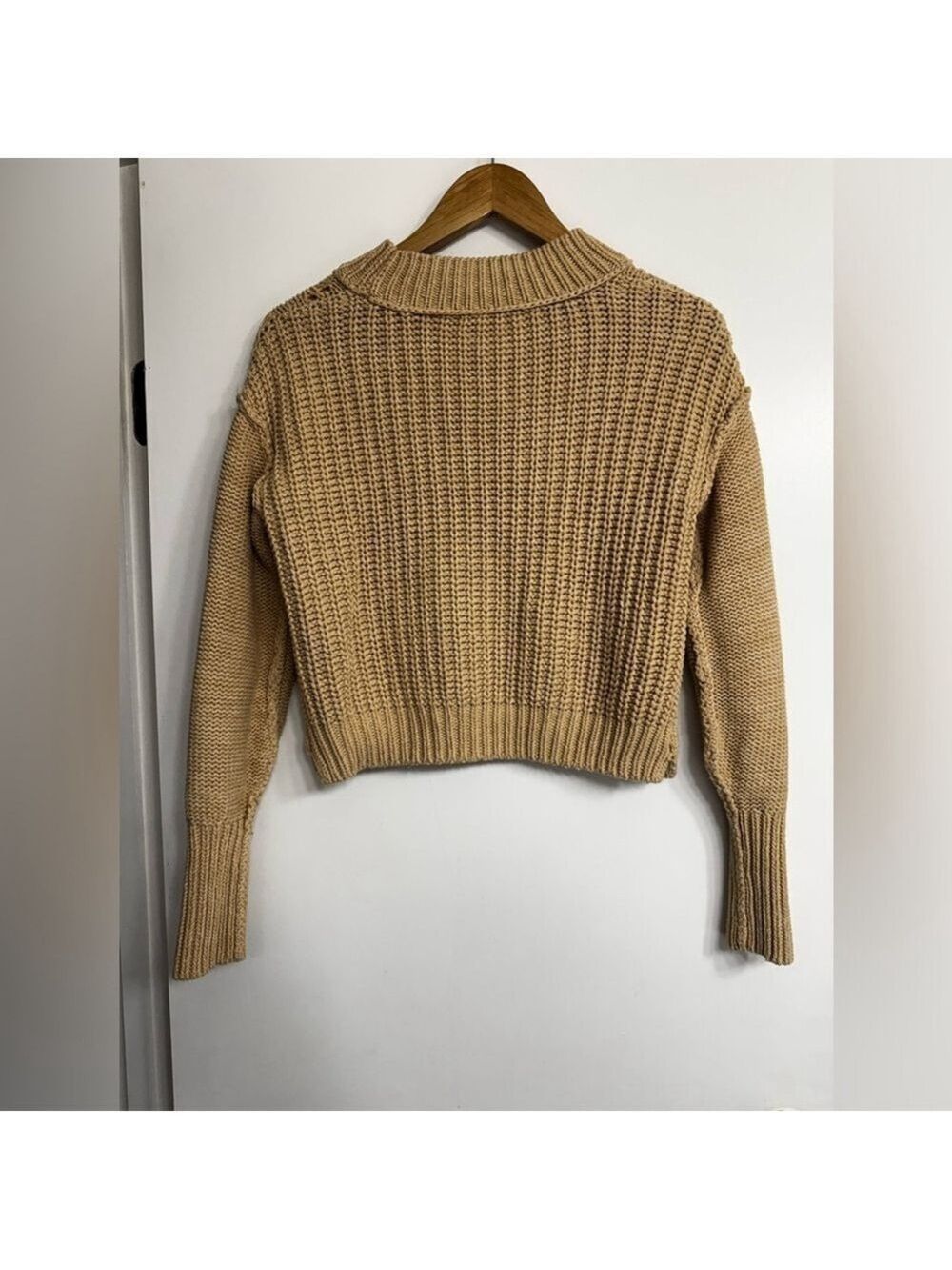 Free People Bell Song Pullover Sandcastle Size XS - Picture 6 of 11